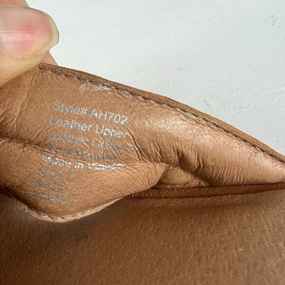 Madewell Women's Skyler Slide Sandal Size 7 Suede Bittersweet Brown Tan Slip On - Picture 8 of 11